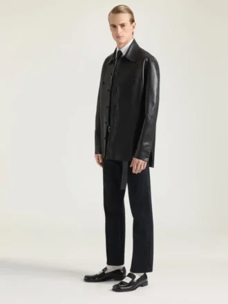 Tux-loafers i lakkskinn
