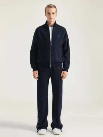 Sweatshirt med glidelås i ull og kashmir med Givenchy-merke
