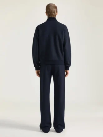 Sweatshirt med glidelås i ull og kashmir med Givenchy-merke