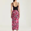 Kjole i blomsterjacquard Kjole i blomsterjacquard