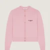 Kort cardigan i ull og kashmir Kort cardigan i ull og kashmir