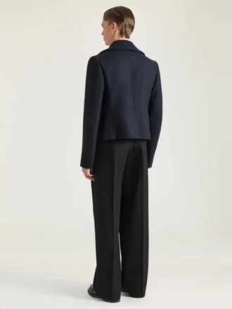 Kort peacoat i ull