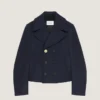 Kort peacoat i ull Kort peacoat i ull