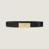 Label Belt in Box Leather Label Belt in Box Leather