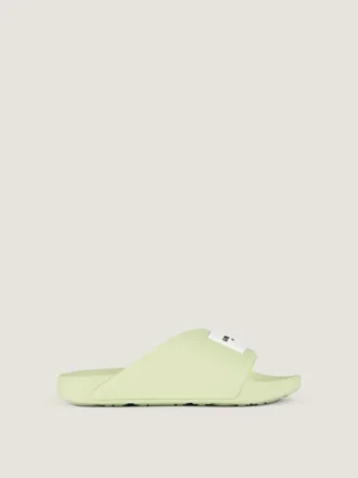 Label flate mules i gummi Label flate mules i gummi
