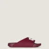 Label flate mules i gummi