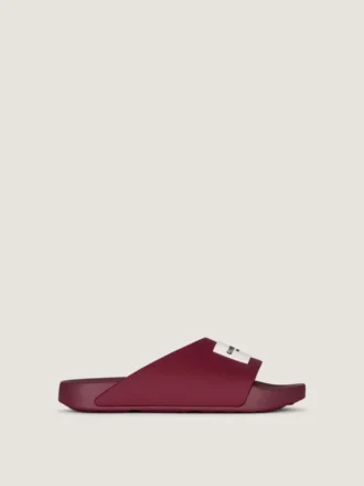 Label flate mules i gummi Label flate mules i gummi