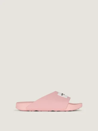 Label flate mules i gummi Label flate mules i gummi