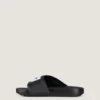 Label flate mules i gummi Label flate mules i gummi