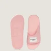 Label flate mules i gummi