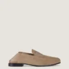 Label-loafers i semsket skinn Label-loafers i semsket skinn