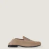 Label-loafers i semsket skinn Label-loafers i semsket skinn
