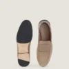Label-loafers i semsket skinn Label-loafers i semsket skinn