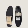Label-loafers i skinnende skinn Label-loafers i skinnende skinn