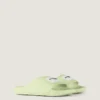 Label Slide-mules i gummi