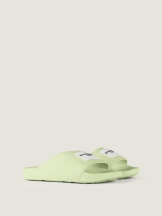 Label Slide-mules i gummi