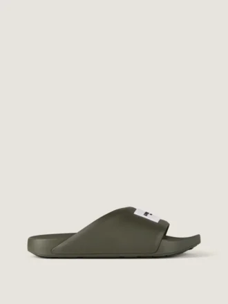 Label Slide-mules i gummi