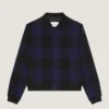 Lett blouson i rutete jacquard