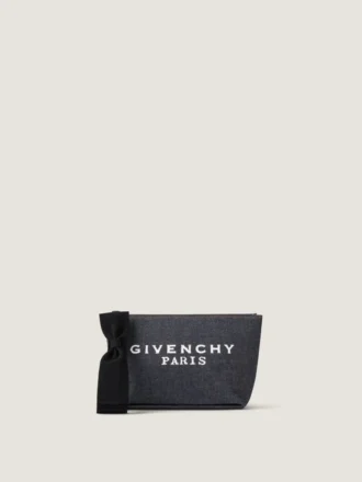 Liten Givenchy-veske i denim med sløyfe