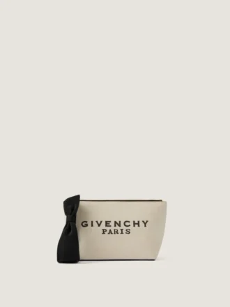 Liten Givenchy-veske i kanvas med sløyfe