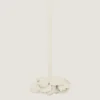 Liten roseblad-charm i nappaskinn Liten roseblad-charm i nappaskinn
