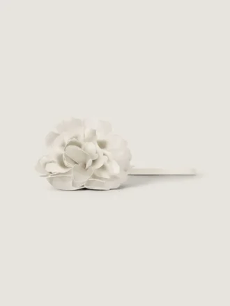Liten roseblad-charm i nappaskinn