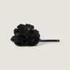 Liten roseblad-charm i nappaskinn