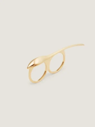 Maple Seed-ring for to fingre i metall