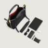 Medium Snatch-veske i kornet skinn Medium Snatch-veske i kornet skinn
