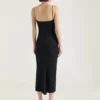 Midi-kjole i crepe cady Midi-kjole i crepe cady