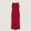 Midi-kjole i crepe cady Midi-kjole i crepe cady