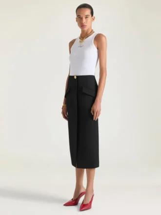 Tank-top med Slim Fit-passform i bomull med Givenchy Paris-trykk