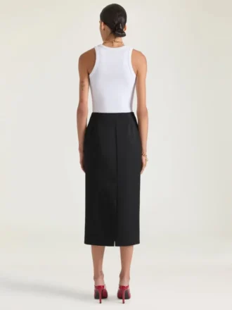 Tank-top med Slim Fit-passform i bomull med Givenchy Paris-trykk
