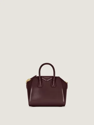 Mini Antigona Bag i Box-lær