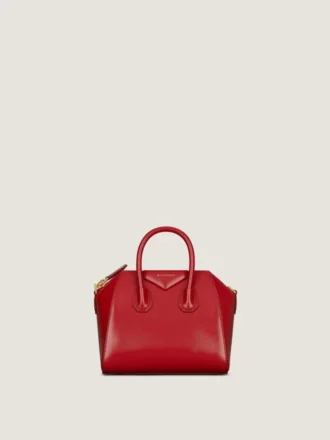 Mini Antigona Bag i Box-lær