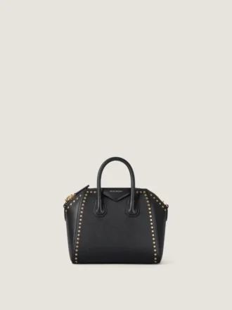 Mini Antigona Bag i Box-lær med nittedetaljer