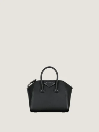 Mini Antigona Bag i kornet skinn