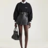 Fleece-genser med Givenchy-stempelprint Fleece-genser med Givenchy-stempelprint