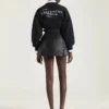 Fleece-genser med Givenchy-stempelprint Fleece-genser med Givenchy-stempelprint