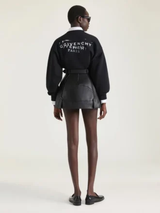 Fleece-genser med Givenchy-stempelprint