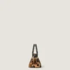 Mini Pinch-veske i skinn med ponyeffekt og leopardmønster Mini Pinch-veske i skinn med ponyeffekt og leopardmønster