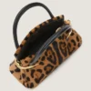 Mini Pinch-veske i skinn med ponyeffekt og leopardmønster Mini Pinch-veske i skinn med ponyeffekt og leopardmønster