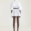 Mini-skjortekjole i poplin Mini-skjortekjole i poplin