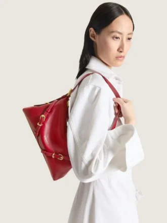 Mini Voyou Bag i skinnende skinn