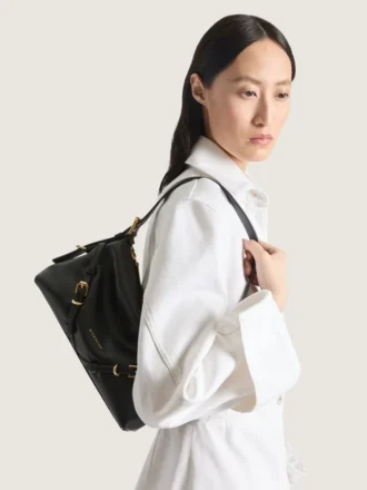 Mini Voyou Bag i skinnende skinn