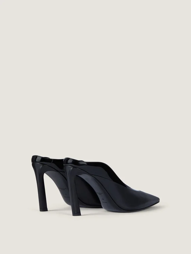 Mules med pigghæl i skinn Mules med pigghæl i skinn