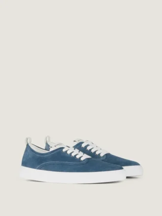 New City-sneakers i semsket skinn