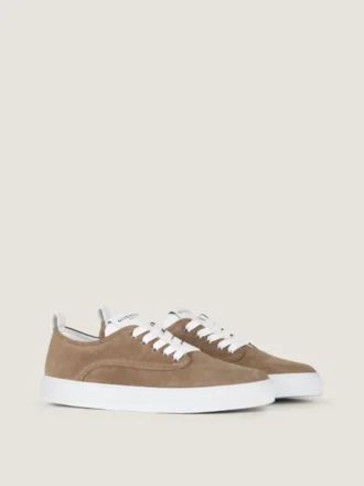 New City-sneakers i semsket skinn
