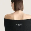 Off-the-shoulder minikjole i ull Off-the-shoulder minikjole i ull