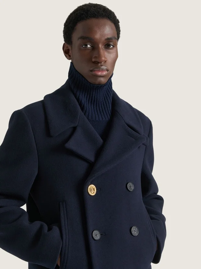 Peacoat i ull Peacoat i ull